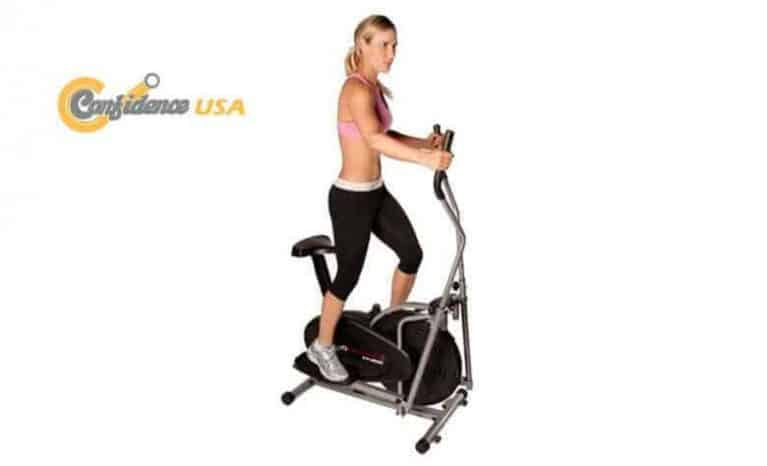 Confidence Fitness 2-in-1 Elliptical Trainer