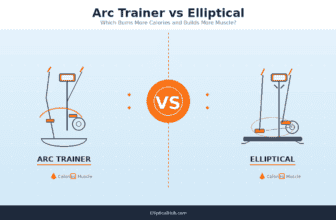 Arc trainer vs elliptical trainer comparison - side by side fitness machines