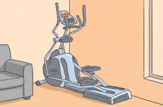Best compact elliptical for small spaces — elliptical machine tucked into an apartment corner
