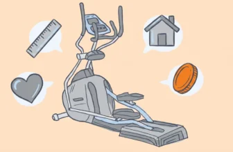 Elliptical buyer's guide — choosing a home elliptical illustration with size, price, health and home considerations