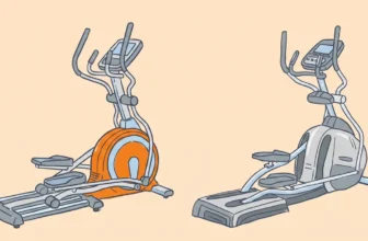 Front-drive vs rear-drive elliptical — illustrated comparison of the two drive layouts