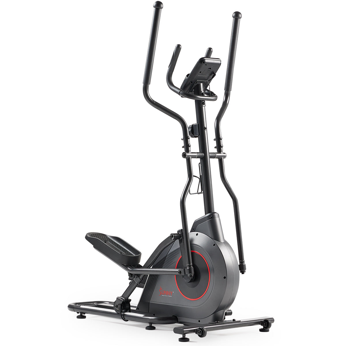 Sunny Health & Fitness extended-stride elliptical machine — manufacturer product image
